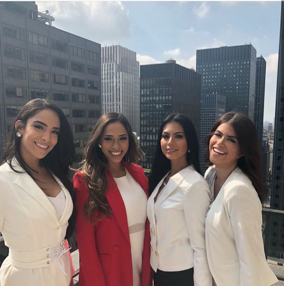 Rosa, Solaris, Diana y Shirel, juntas en el Fashion Week de Nueva York