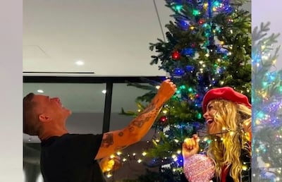 Alejandro Sanz y Candela Márquez inaguran la Navidad juntos